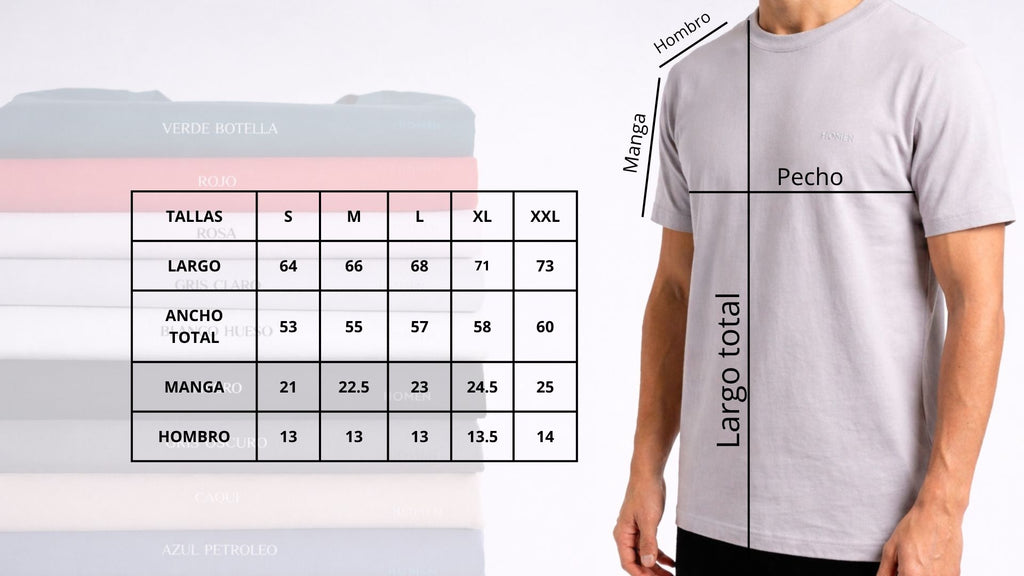 CAMISETA OVERSIZE COLOR NEGRO FIORENZO