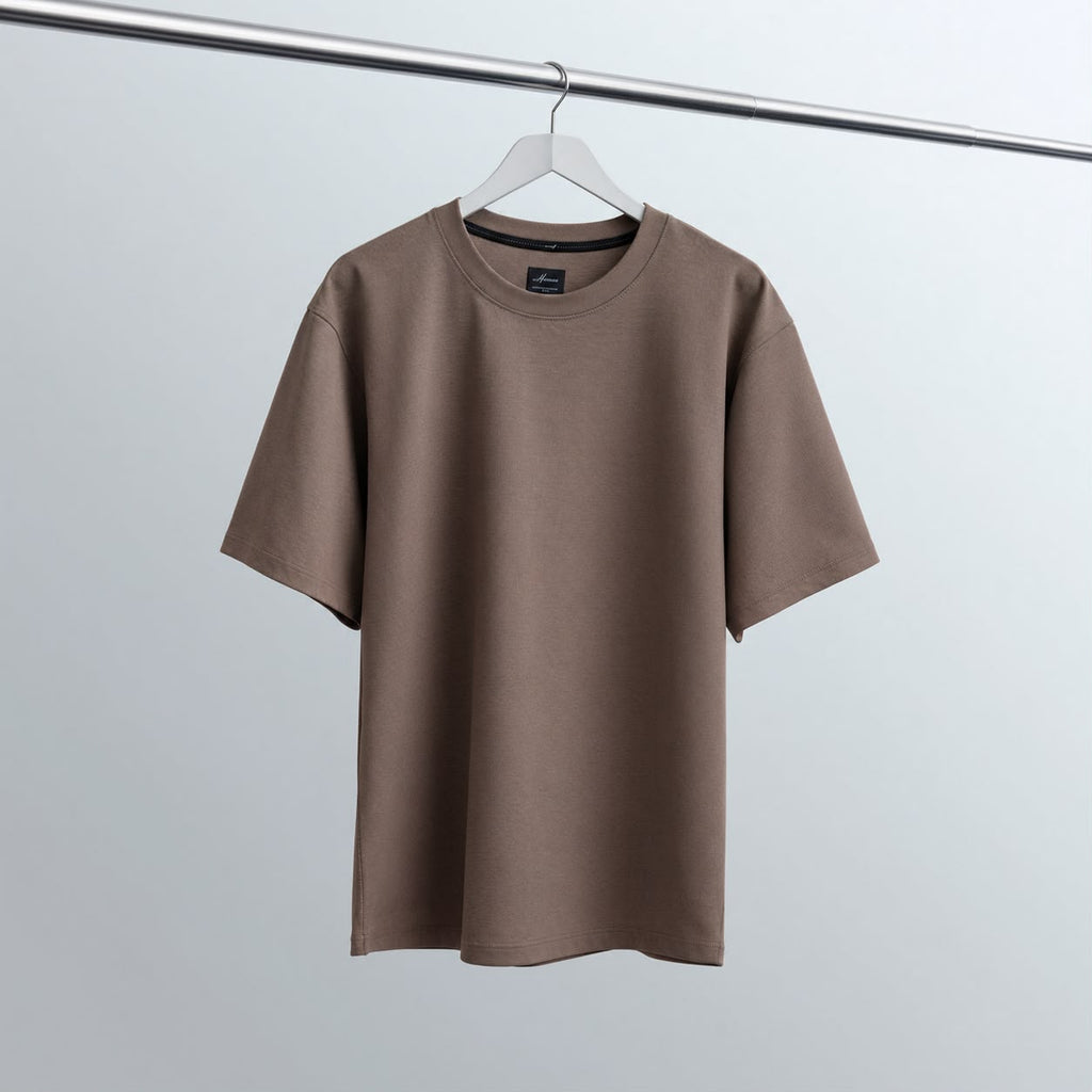 CAMISETA OVERSIZE ULTRA PREMIUM COCOA OSCURO