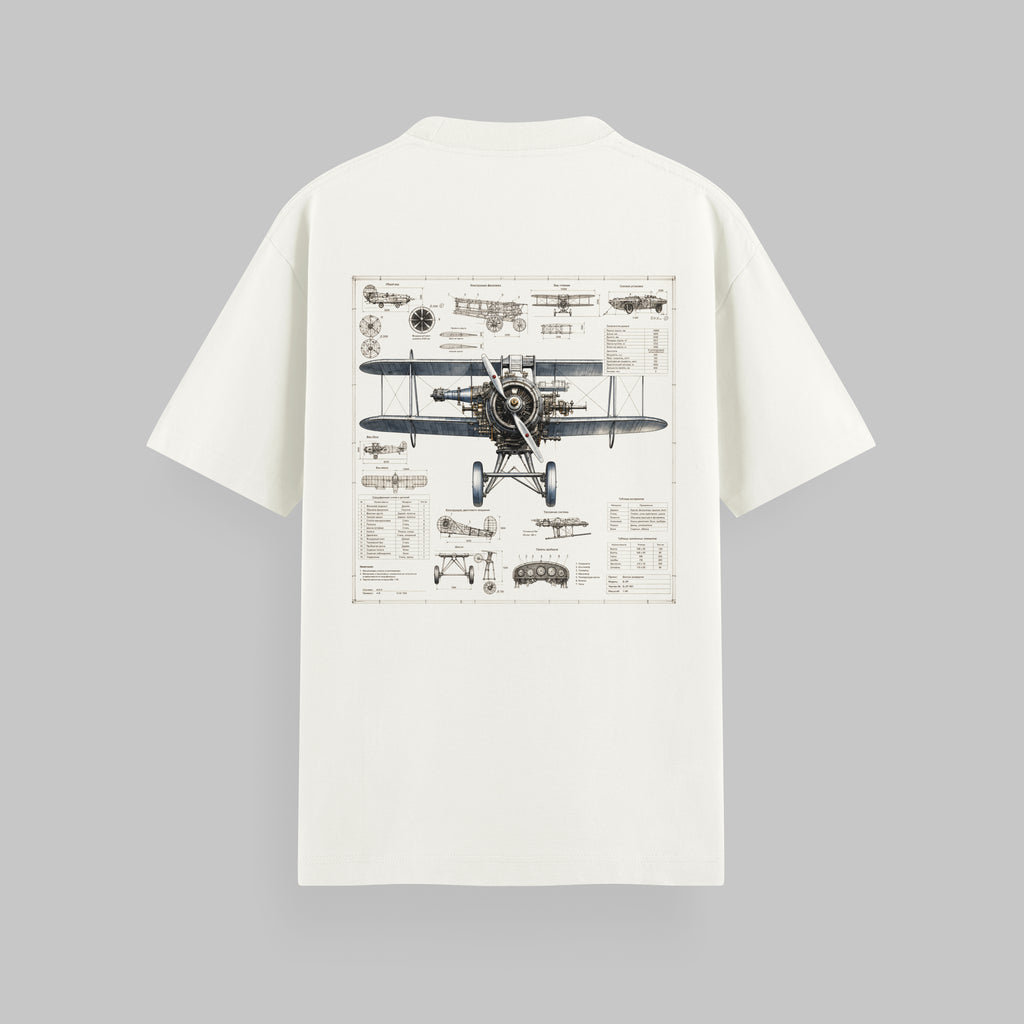 CAMISETA OVERSIZE AIRCRAFT