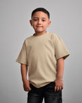 CAMISETA OVERSIZE KIDS BEIGE