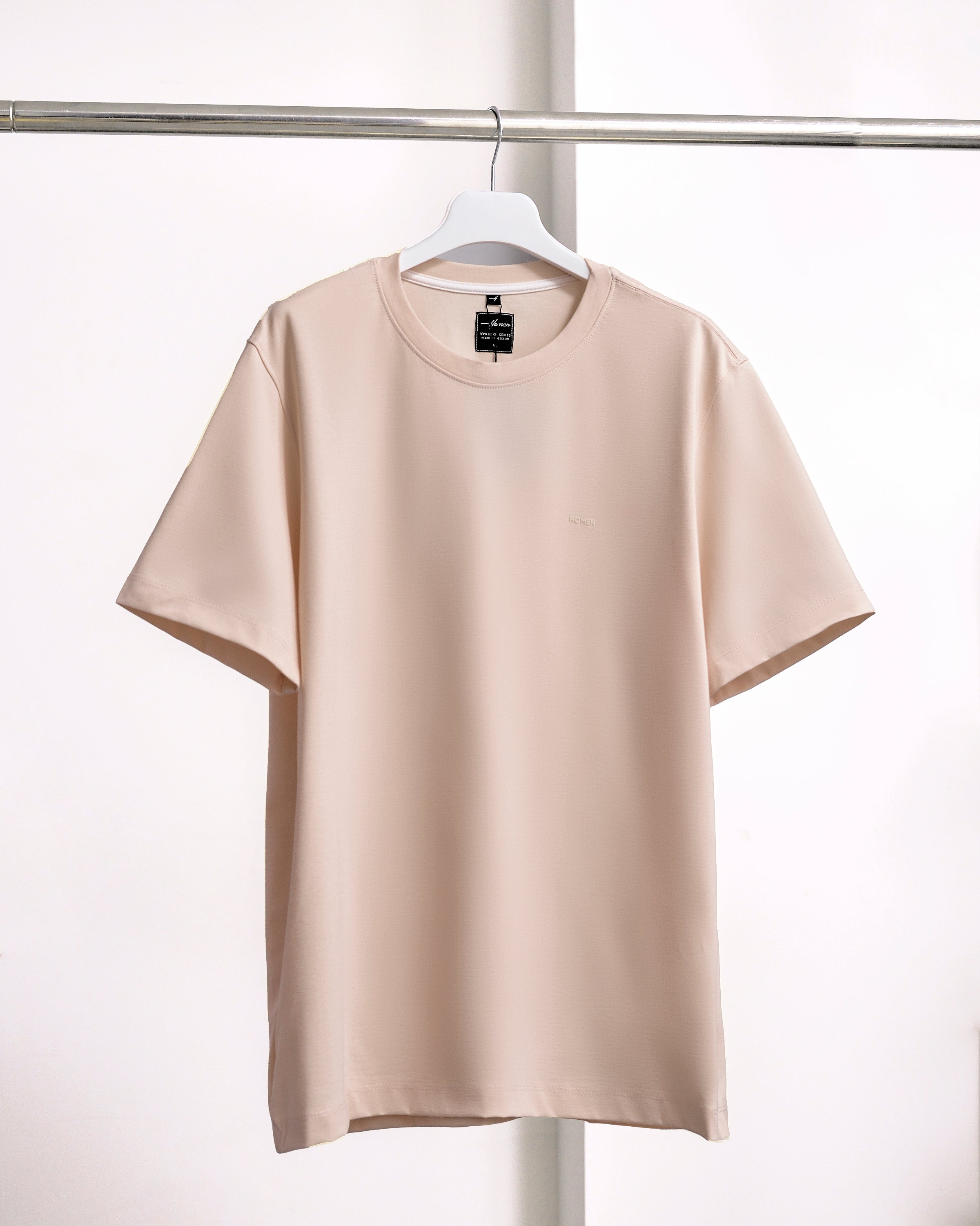 CAMISETA REGULAR FIT BEIGE