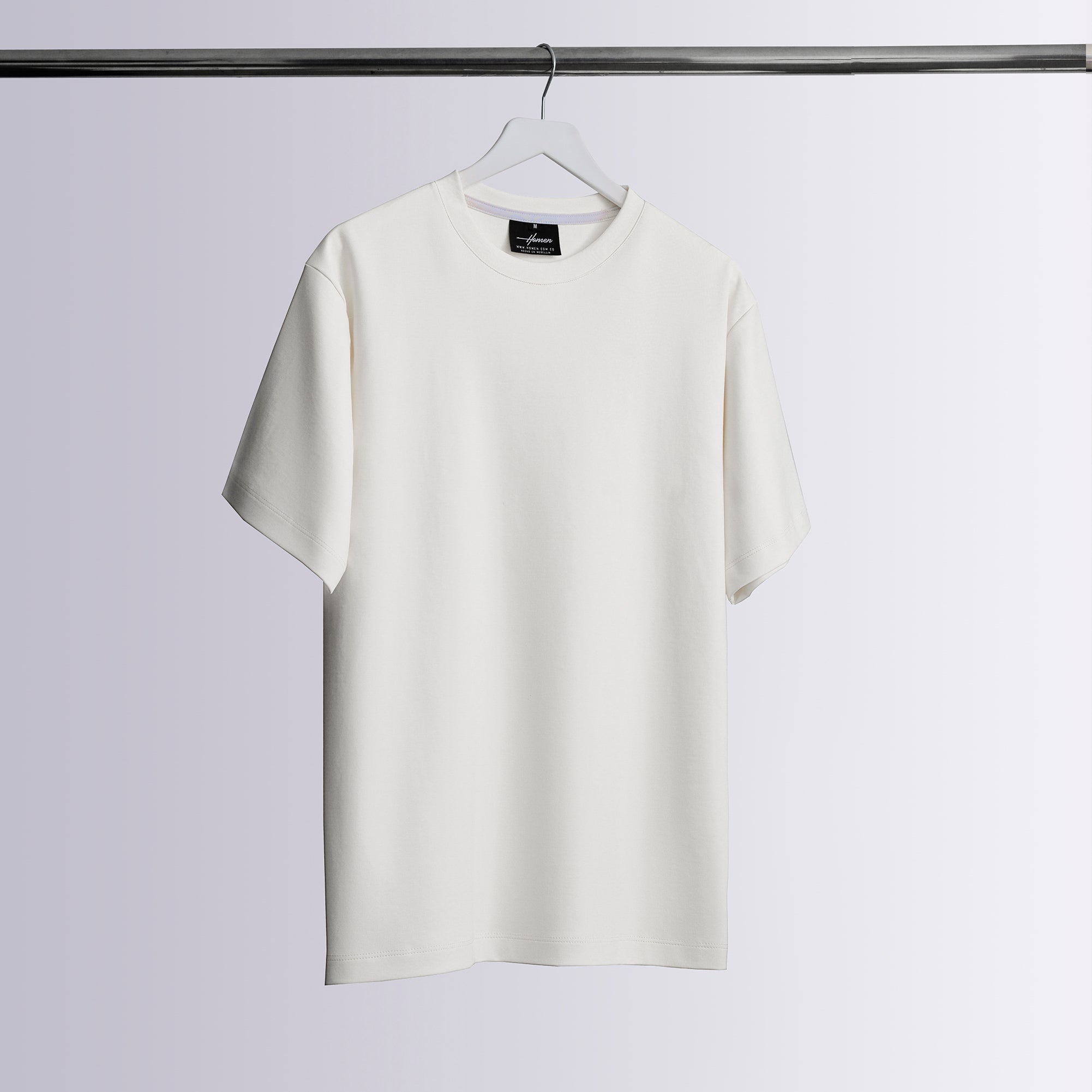 CAMISETA OVERSIZE ULTRA PREMIUM BLANCO HUESO