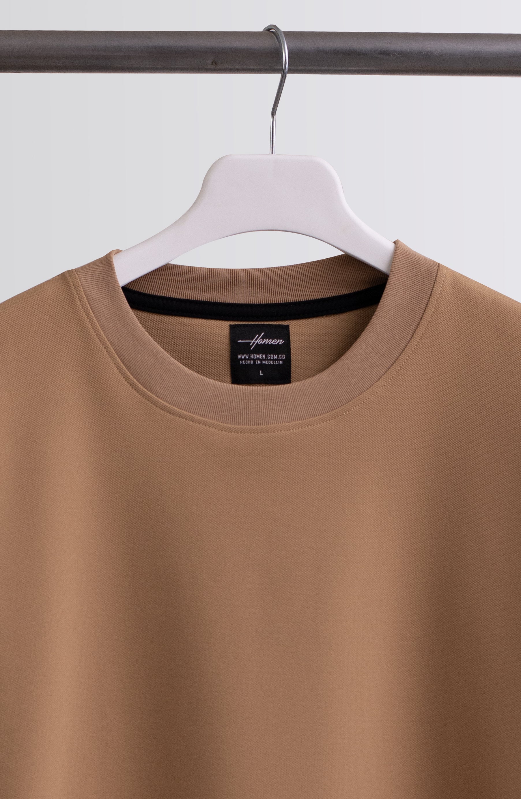 CAMISETAS OVERSIZE CON MINITEXTURA COCOA