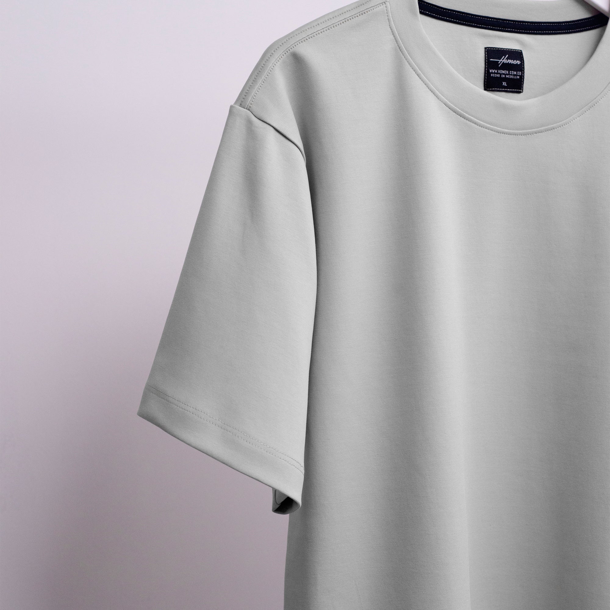 CAMISETA OVERSIZE ULTRA PREMIUM GRIS CLARO