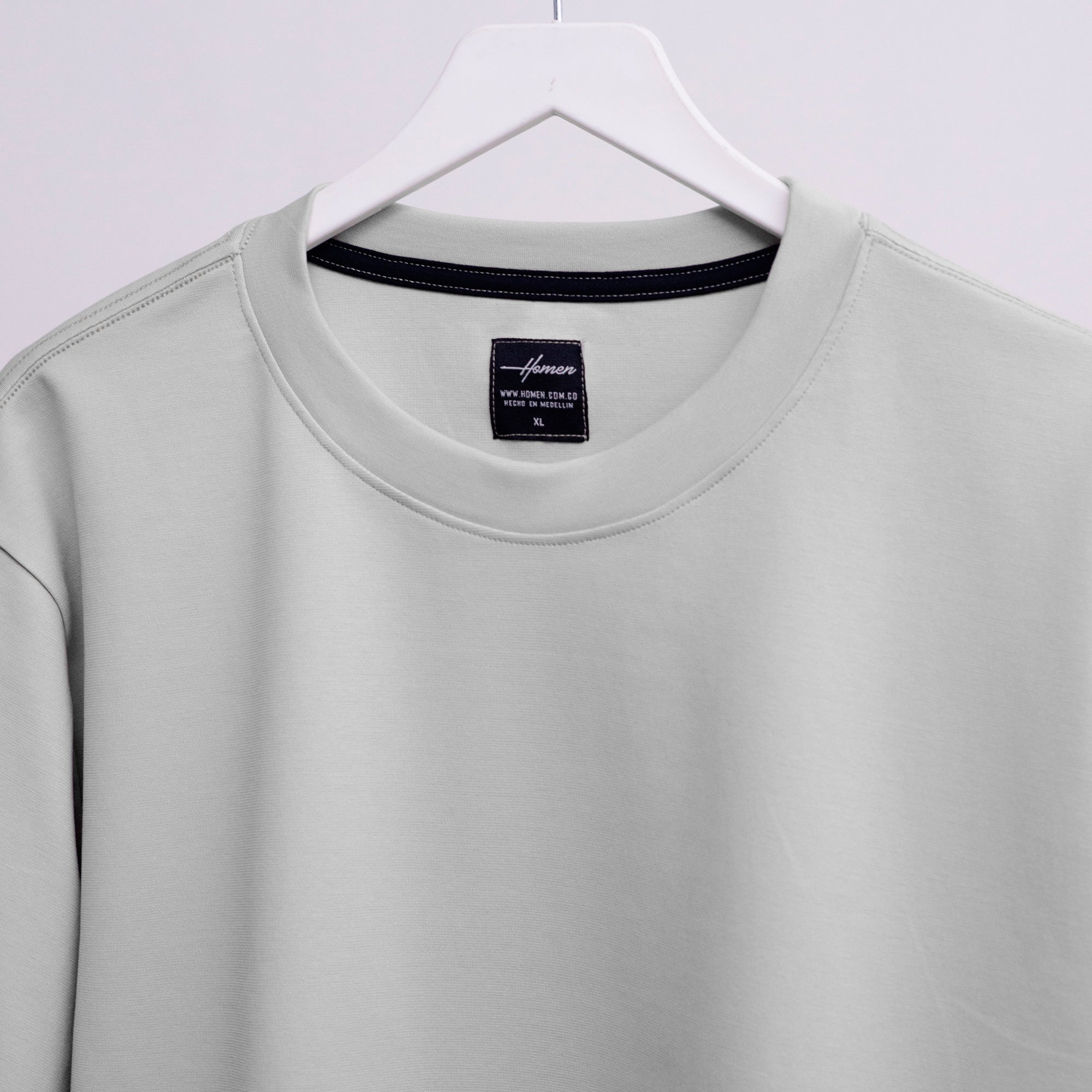 CAMISETA OVERSIZE ULTRA PREMIUM GRIS CLARO