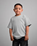 CAMISETA OVERSIZE KIDS GRIS CLARO
