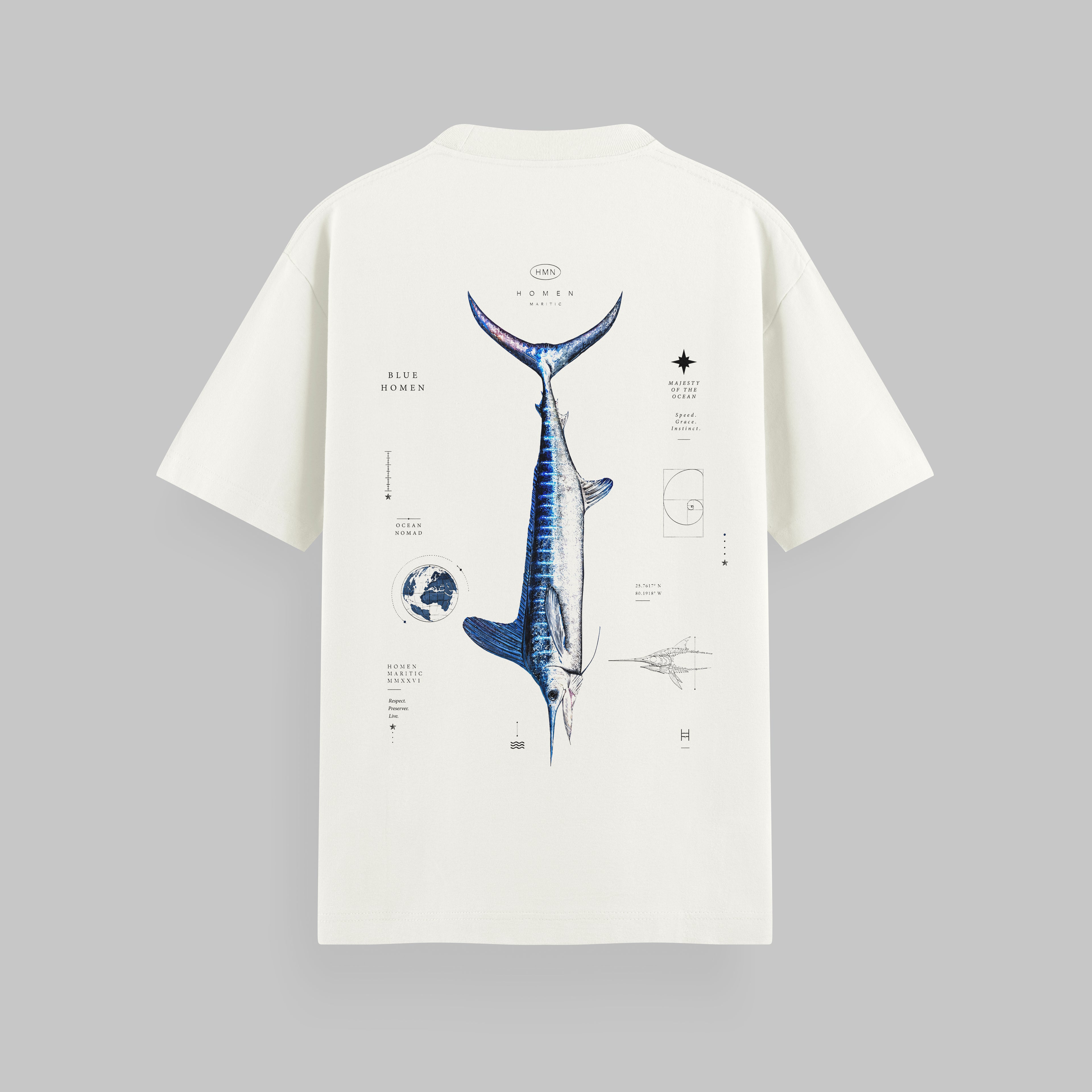 CAMISETA OVERSIZE MARITIMO