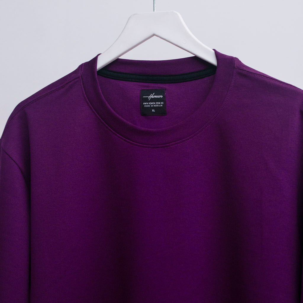 CAMISETA OVERSIZE ULTRA PREMIUM MORADO