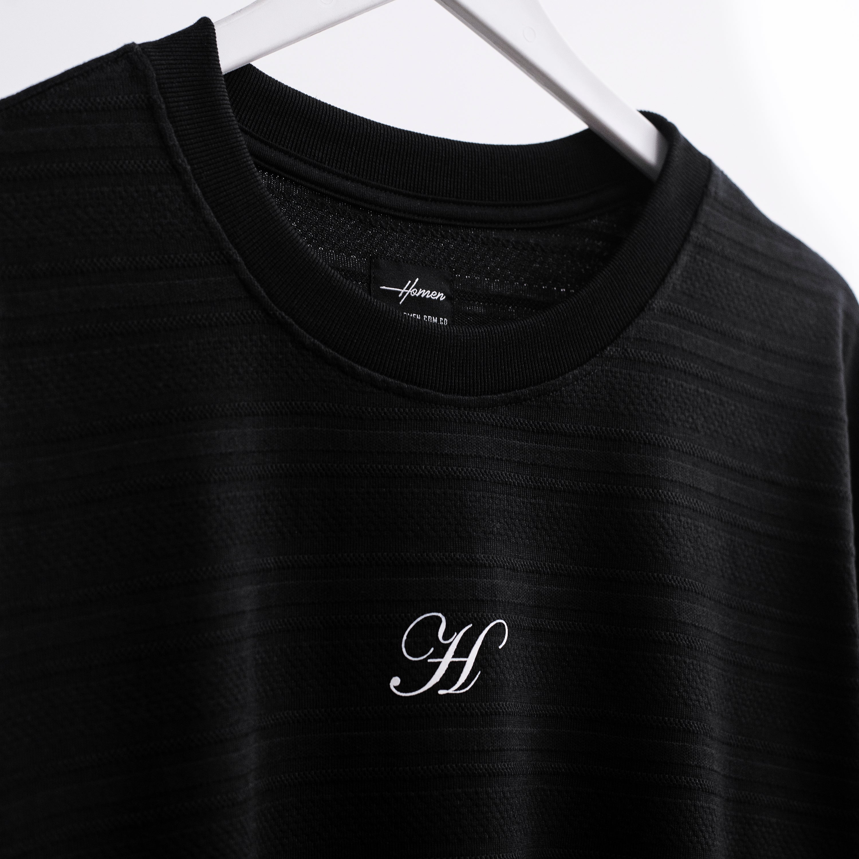 CAMISETA OVERSIZE TEXTURA NATIVA NEGRO