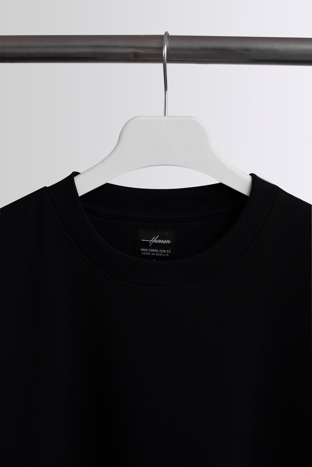 CAMISETAS OVERSIZE CON MINITEXTURA NEGRO