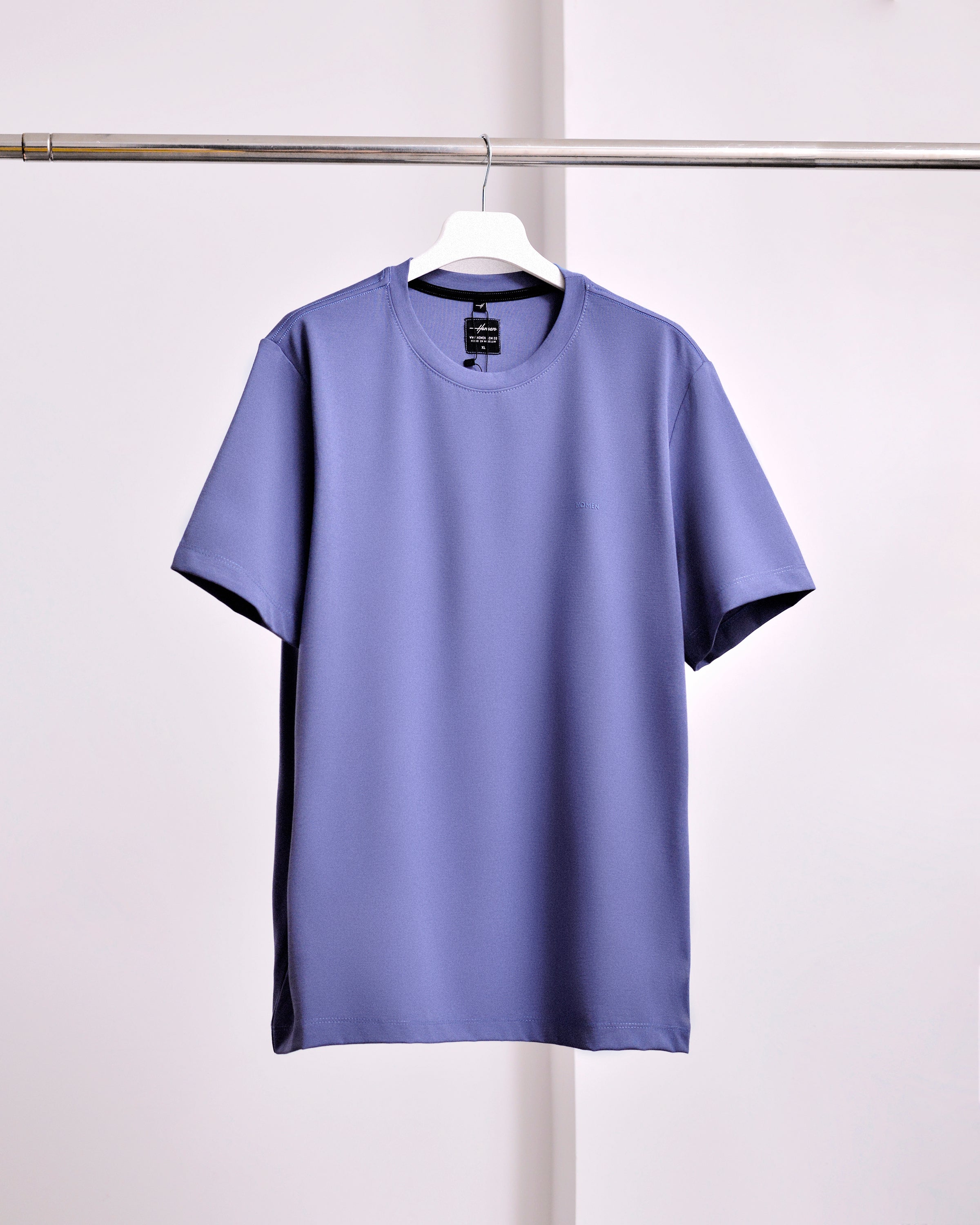 CAMISETA REGULAR FIT AZUL PETROLEO