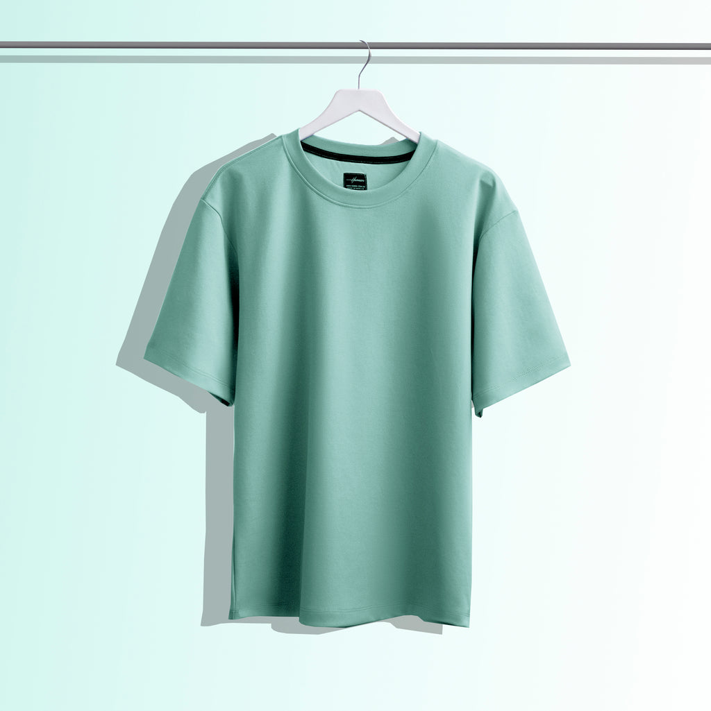 CAMISETA OVERSIZE TACTO SUAVE VERDE PISTACHO