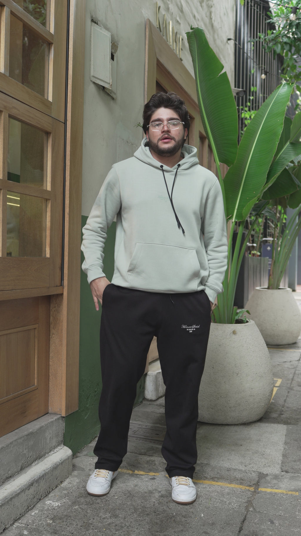HODDIE REGULAR COLOR VERDE SECO