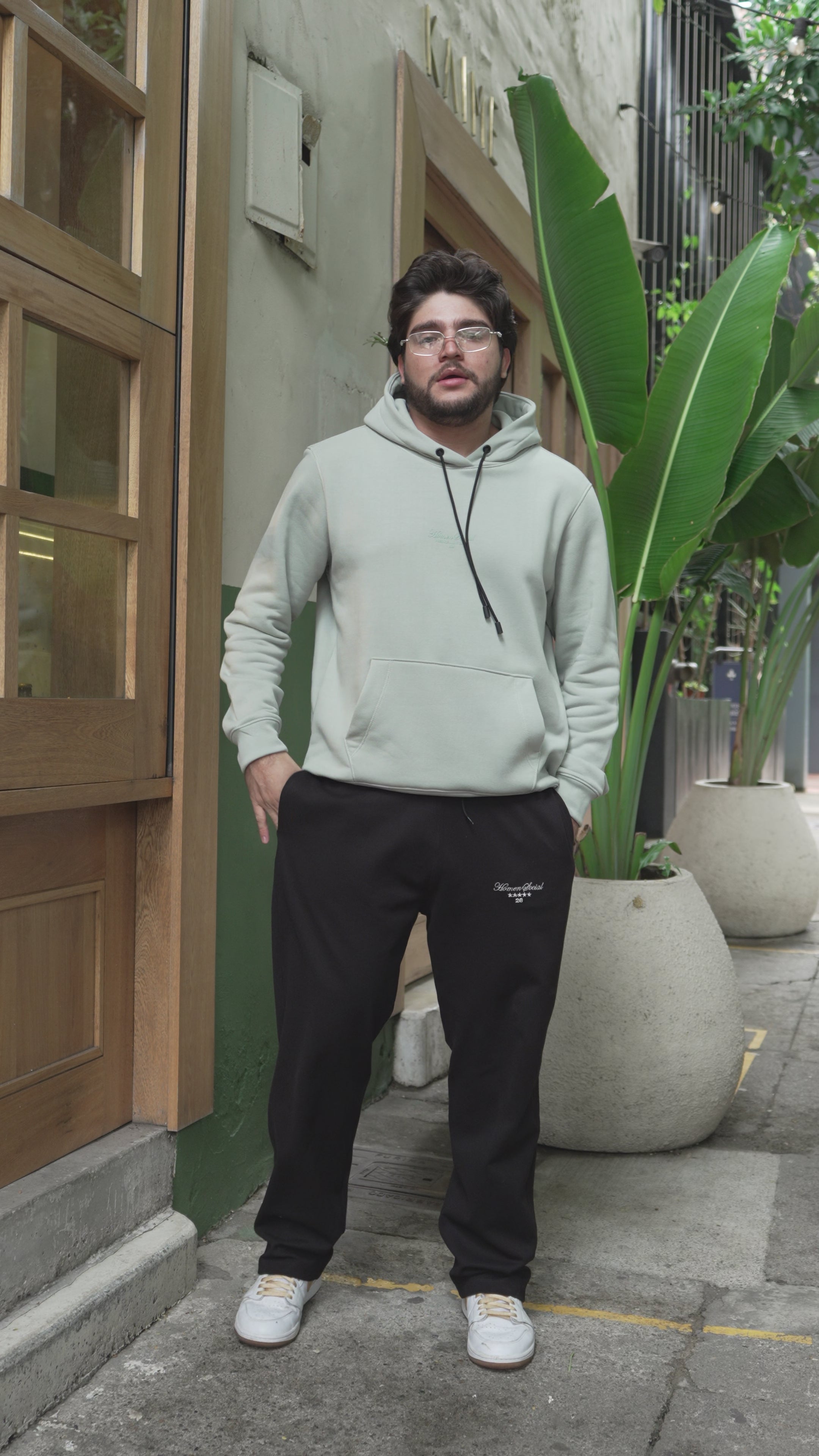 HODDIE REGULAR COLOR VERDE SECO