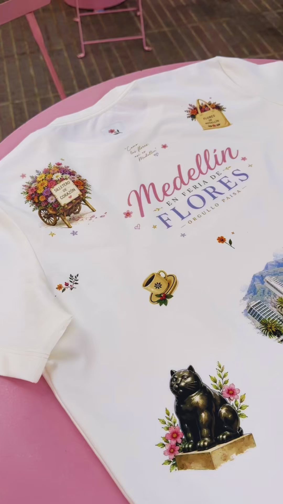 CAMISA MUJER FERIA DE FLORES