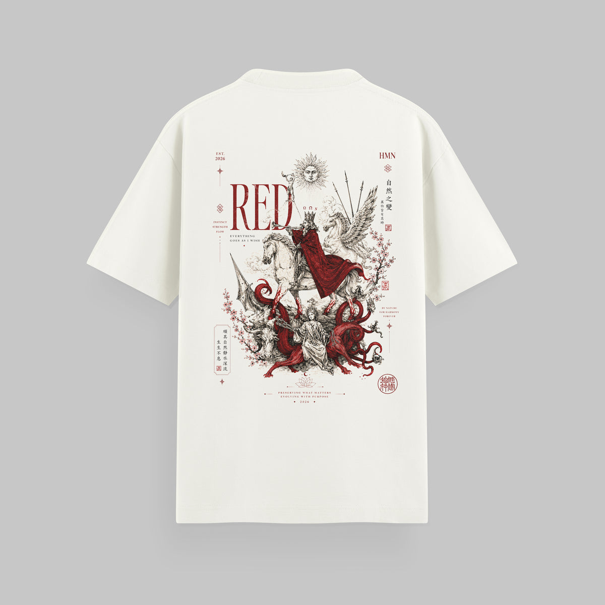 CAMISETA OVERSIZE RED