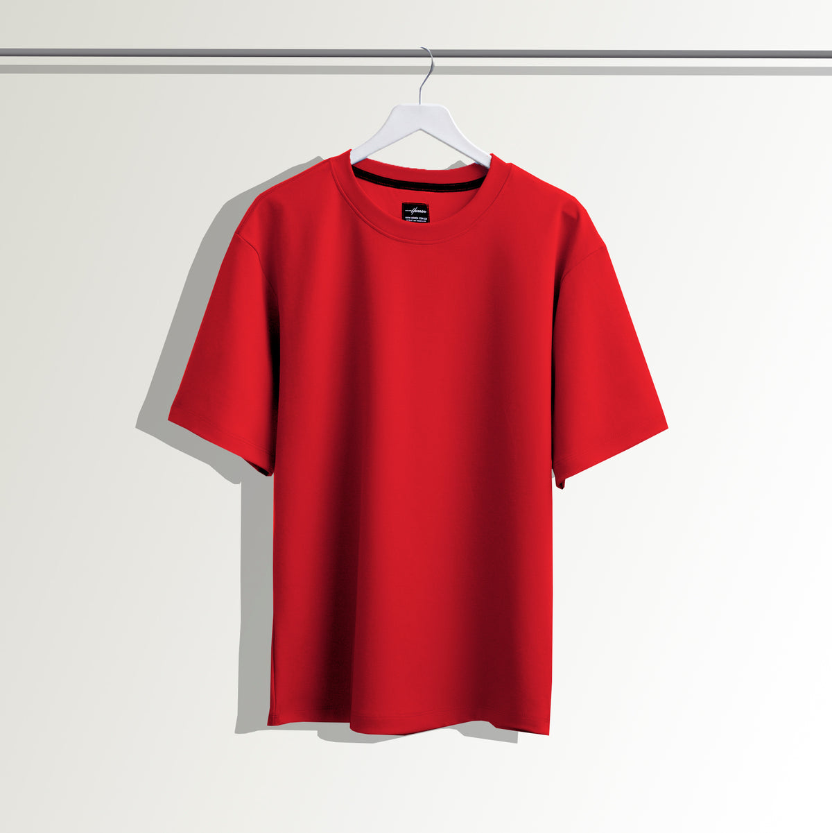 CAMISETA OVERSIZE TACTO SUAVE ROJO