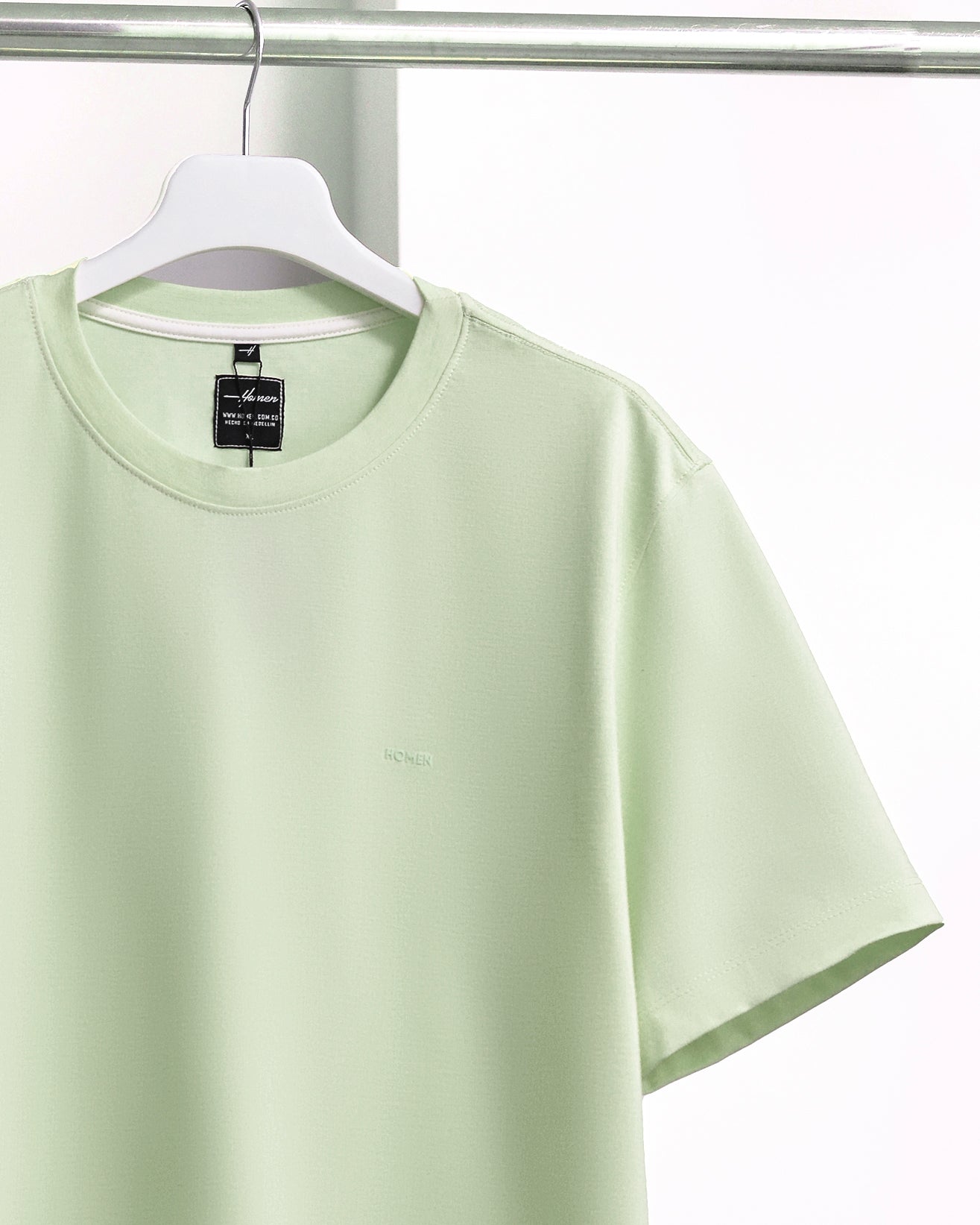 CAMISETA REGULAR FIT VERDE SECO