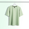 CAMISETA OVERSIZE TACTO SUAVE VERDE SECO