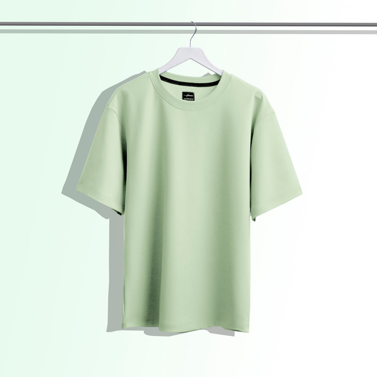 CAMISETA OVERSIZE TACTO SUAVE VERDE SECO